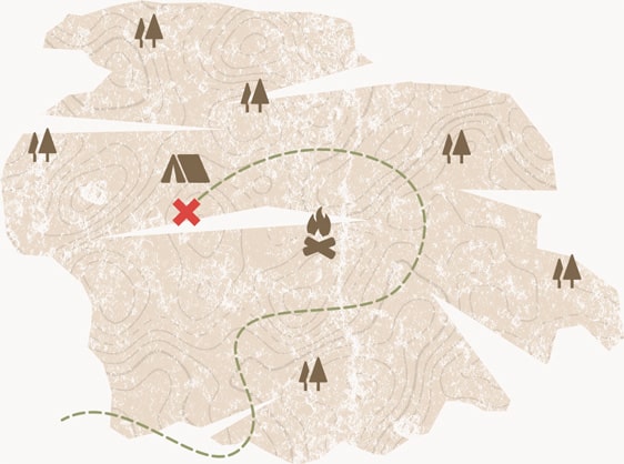 Camping Map Img, Oak Timber