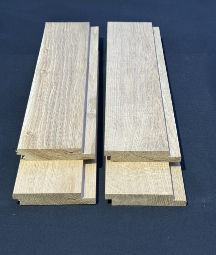 Oak Cladding Boards - Shadow Gap - 22mm x 145mm Smooth finish