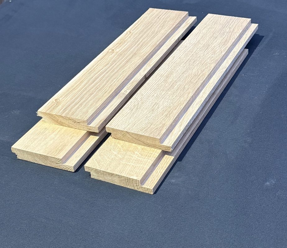 Secret Nail Cladding Oak Hardwood Cladding - Shadow Gap